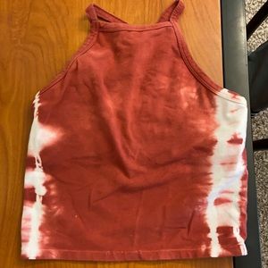 Athletic/workout crop top